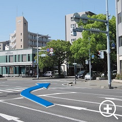 写真:裁判所前交差点